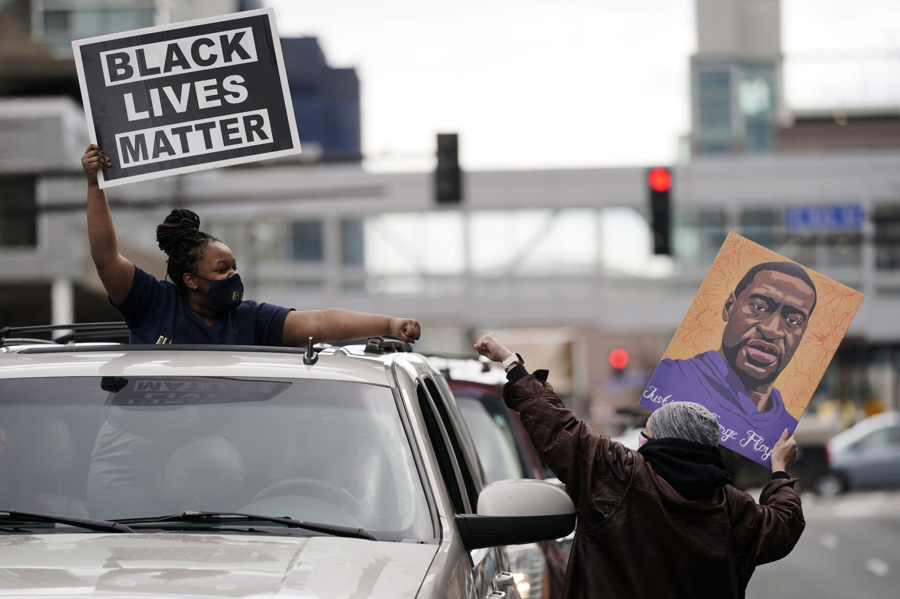 George Floyd Officer Trial Reaction Photo Gallery